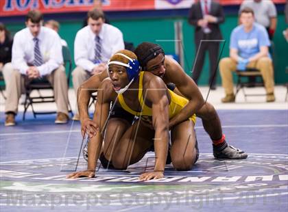 Thumbnail 3 in NCHSAA State 3A Boys Wrestling Championships (Finals) photogallery.