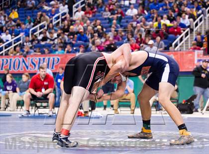Thumbnail 3 in NCHSAA State 3A Boys Wrestling Championships (Finals) photogallery.