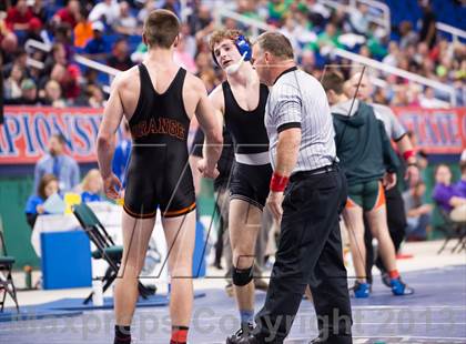 Thumbnail 2 in NCHSAA State 3A Boys Wrestling Championships (Finals) photogallery.