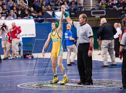 Thumbnail 3 in NCHSAA State 3A Boys Wrestling Championships (Finals) photogallery.