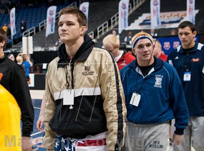 Thumbnail 2 in NCHSAA State 3A Boys Wrestling Championships (Finals) photogallery.