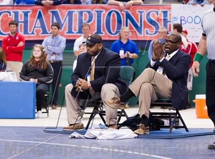 Thumbnail 2 in NCHSAA State 3A Boys Wrestling Championships (Finals) photogallery.