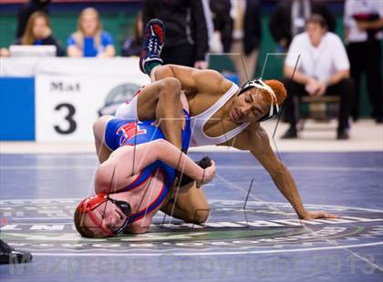 Thumbnail 3 in NCHSAA State 3A Boys Wrestling Championships (Finals) photogallery.
