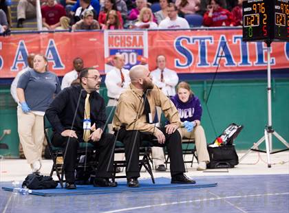 Thumbnail 3 in NCHSAA State 3A Boys Wrestling Championships (Finals) photogallery.