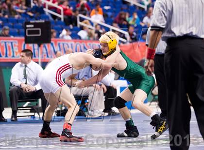 Thumbnail 3 in NCHSAA State 3A Boys Wrestling Championships (Finals) photogallery.
