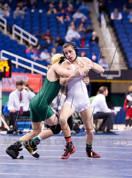 Thumbnail 2 in NCHSAA State 3A Boys Wrestling Championships (Finals) photogallery.