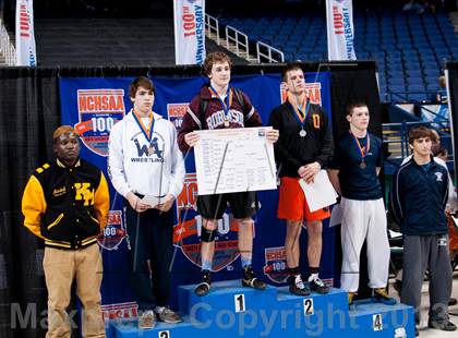 Thumbnail 1 in NCHSAA State 3A Boys Wrestling Championships (Finals) photogallery.