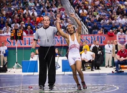 Thumbnail 1 in NCHSAA State 3A Boys Wrestling Championships (Finals) photogallery.