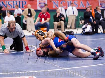 Thumbnail 1 in NCHSAA State 3A Boys Wrestling Championships (Finals) photogallery.