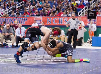 Thumbnail 3 in NCHSAA State 3A Boys Wrestling Championships (Finals) photogallery.