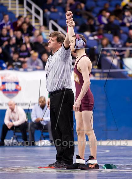 Thumbnail 1 in NCHSAA State 3A Boys Wrestling Championships (Finals) photogallery.