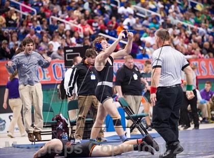 Thumbnail 1 in NCHSAA State 3A Boys Wrestling Championships (Finals) photogallery.