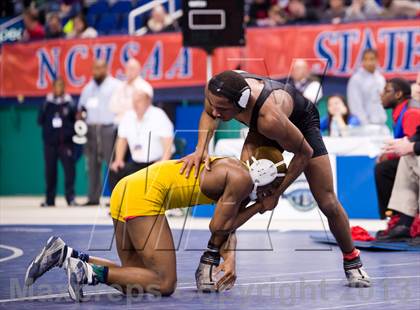 Thumbnail 3 in NCHSAA State 3A Boys Wrestling Championships (Finals) photogallery.