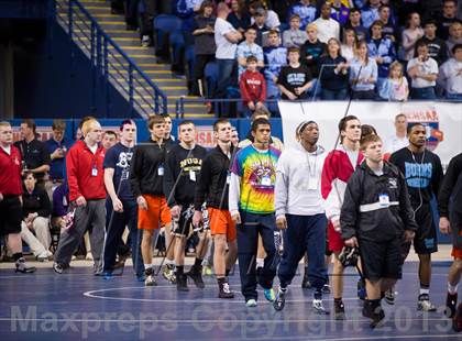 Thumbnail 3 in NCHSAA State 3A Boys Wrestling Championships (Finals) photogallery.
