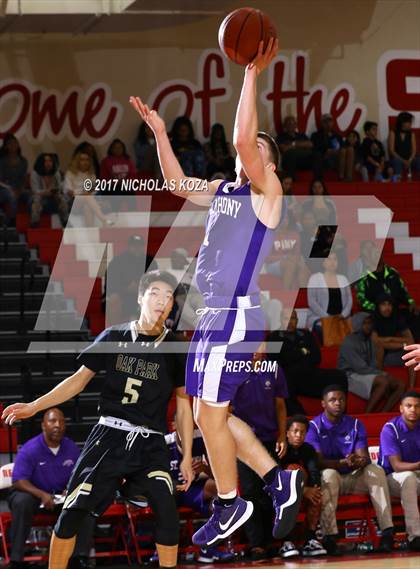 Thumbnail 1 in Oak Park vs. St. Anthony (Ryse Williams/Pac Shores Tournament) photogallery.