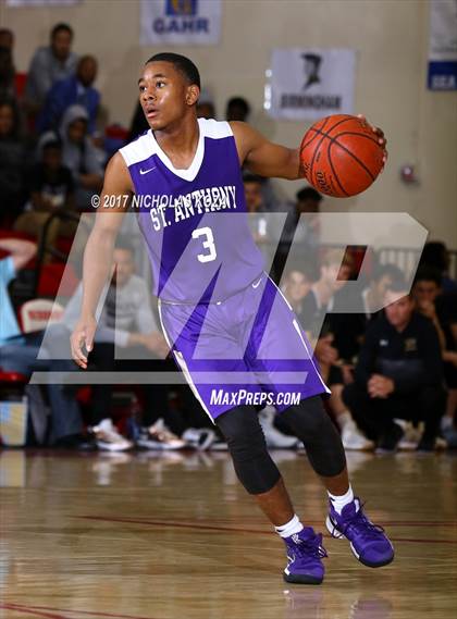 Thumbnail 2 in Oak Park vs. St. Anthony (Ryse Williams/Pac Shores Tournament) photogallery.