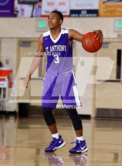 Thumbnail 2 in Oak Park vs. St. Anthony (Ryse Williams/Pac Shores Tournament) photogallery.