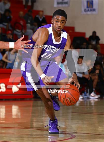 Thumbnail 3 in Oak Park vs. St. Anthony (Ryse Williams/Pac Shores Tournament) photogallery.