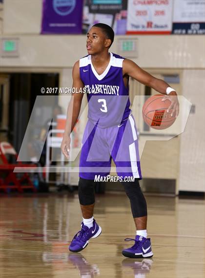 Thumbnail 3 in Oak Park vs. St. Anthony (Ryse Williams/Pac Shores Tournament) photogallery.