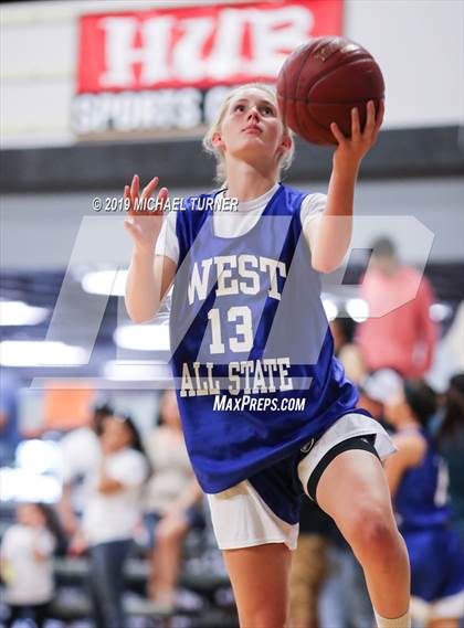 Thumbnail 2 in Washington/North Idaho 2019 All-Stars  East 2A/3A vs. West 2A/3A (Lib. Lk. Wash) photogallery.