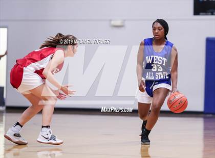 Thumbnail 2 in Washington/North Idaho 2019 All-Stars  East 2A/3A vs. West 2A/3A (Lib. Lk. Wash) photogallery.