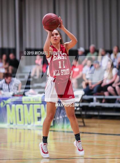 Thumbnail 3 in Washington/North Idaho 2019 All-Stars  East 2A/3A vs. West 2A/3A (Lib. Lk. Wash) photogallery.