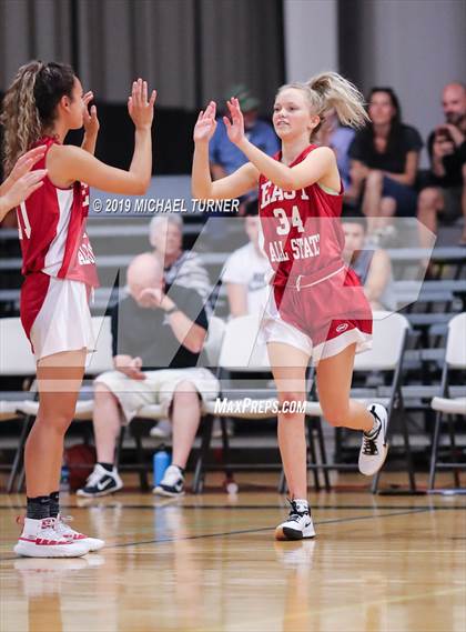 Thumbnail 2 in Washington/North Idaho 2019 All-Stars  East 2A/3A vs. West 2A/3A (Lib. Lk. Wash) photogallery.
