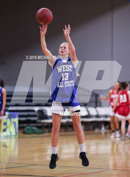 Thumbnail 3 in Washington/North Idaho 2019 All-Stars  East 2A/3A vs. West 2A/3A (Lib. Lk. Wash) photogallery.