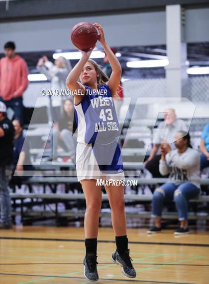 Thumbnail 3 in Washington/North Idaho 2019 All-Stars  East 2A/3A vs. West 2A/3A (Lib. Lk. Wash) photogallery.
