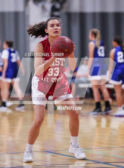 Thumbnail 1 in Washington/North Idaho 2019 All-Stars  East 2A/3A vs. West 2A/3A (Lib. Lk. Wash) photogallery.