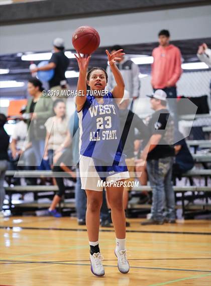 Thumbnail 1 in Washington/North Idaho 2019 All-Stars  East 2A/3A vs. West 2A/3A (Lib. Lk. Wash) photogallery.
