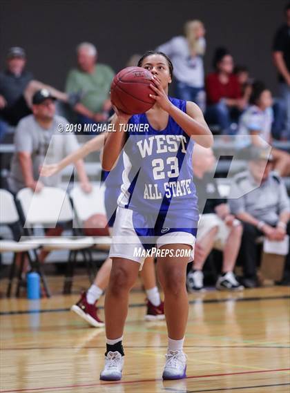 Thumbnail 1 in Washington/North Idaho 2019 All-Stars  East 2A/3A vs. West 2A/3A (Lib. Lk. Wash) photogallery.