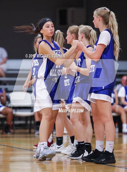 Thumbnail 1 in Washington/North Idaho 2019 All-Stars  East 2A/3A vs. West 2A/3A (Lib. Lk. Wash) photogallery.