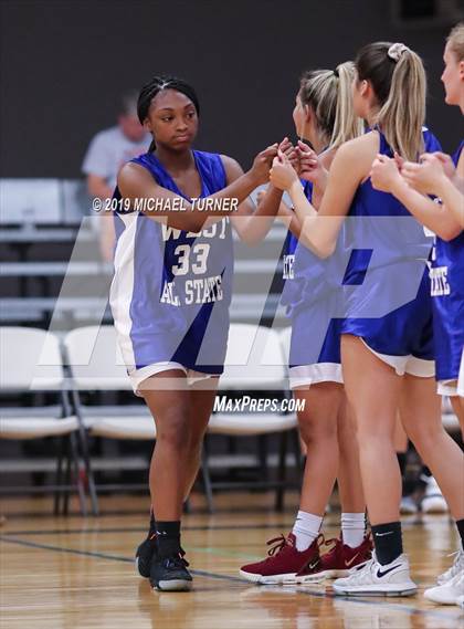 Thumbnail 2 in Washington/North Idaho 2019 All-Stars  East 2A/3A vs. West 2A/3A (Lib. Lk. Wash) photogallery.