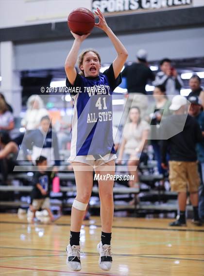 Thumbnail 2 in Washington/North Idaho 2019 All-Stars  East 2A/3A vs. West 2A/3A (Lib. Lk. Wash) photogallery.