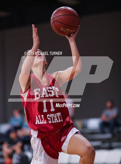 Thumbnail 1 in Washington/North Idaho 2019 All-Stars  East 2A/3A vs. West 2A/3A (Lib. Lk. Wash) photogallery.