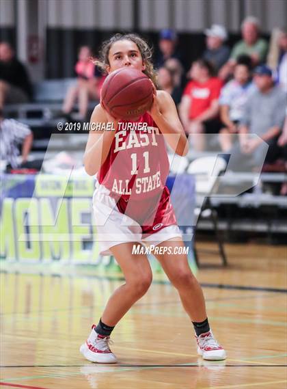 Thumbnail 2 in Washington/North Idaho 2019 All-Stars  East 2A/3A vs. West 2A/3A (Lib. Lk. Wash) photogallery.