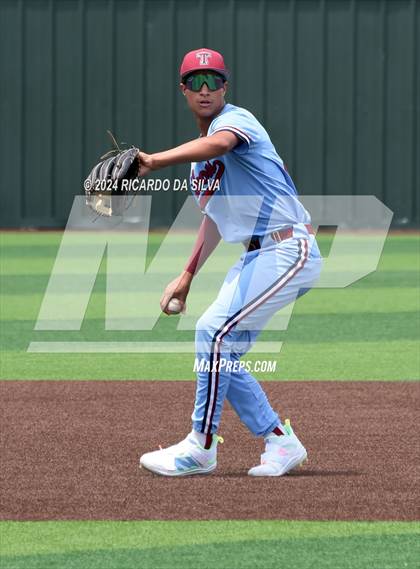 Thumbnail 3 in Tompkins vs George Ranch (UIL Baseball 6A Region 3 Bi-District) photogallery.