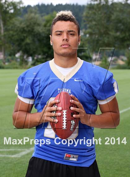 Thumbnail 3 in Tahoma (USA Football/MaxPreps Media Day Event) photogallery.