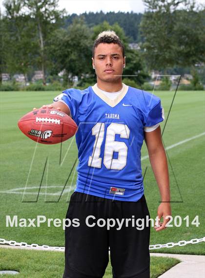 Thumbnail 2 in Tahoma (USA Football/MaxPreps Media Day Event) photogallery.