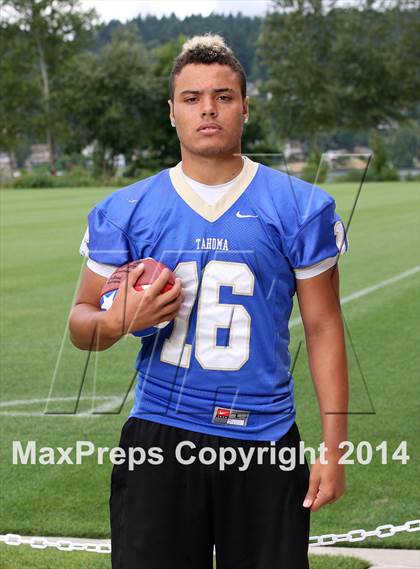 Thumbnail 2 in Tahoma (USA Football/MaxPreps Media Day Event) photogallery.