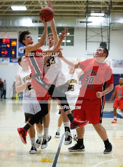 Thumbnail 2 in Grand County vs. Emery (UHSAA 3A 2nd Round Playoff) photogallery.