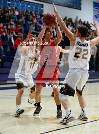 Thumbnail 1 in Grand County vs. Emery (UHSAA 3A 2nd Round Playoff) photogallery.