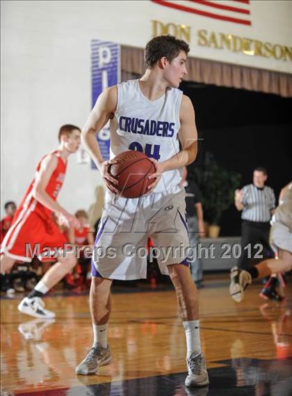 Thumbnail 2 in Northwest Christian vs. Florence (AIA D4 Playoffs) photogallery.