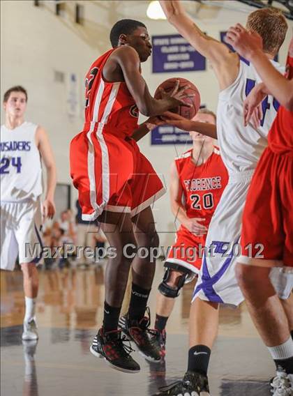 Thumbnail 1 in Northwest Christian vs. Florence (AIA D4 Playoffs) photogallery.