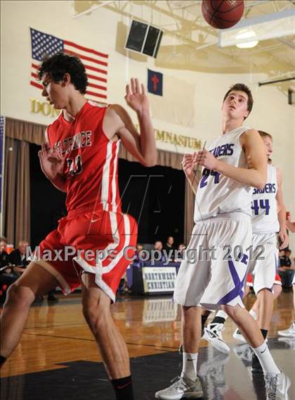 Thumbnail 3 in Northwest Christian vs. Florence (AIA D4 Playoffs) photogallery.