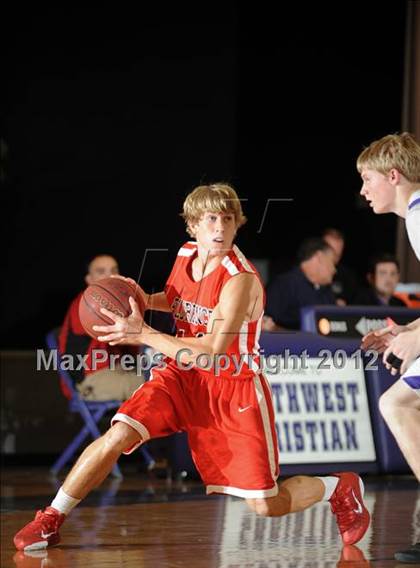 Thumbnail 1 in Northwest Christian vs. Florence (AIA D4 Playoffs) photogallery.