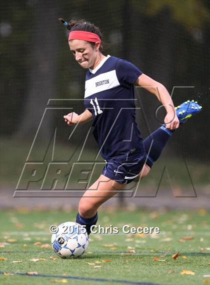 Thumbnail 2 in Brighton @ Spencerport (Section 5 Class A Quarterfinal) photogallery.