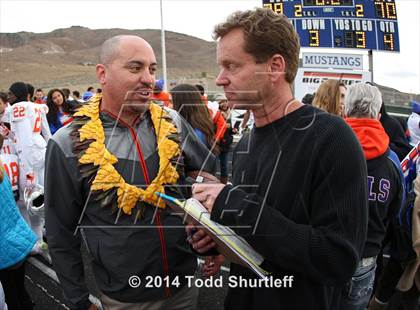 Thumbnail 3 in Bishop Gorman vs. Reed (NIAA D1 Final) photogallery.