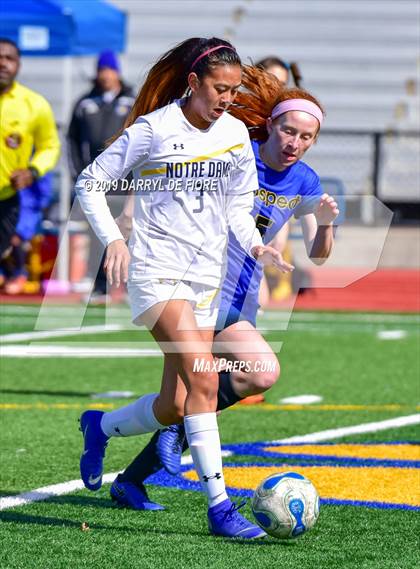 Thumbnail 2 in Norte Dame vs Prospect (CIF CCS D2 Quaterfinal) photogallery.